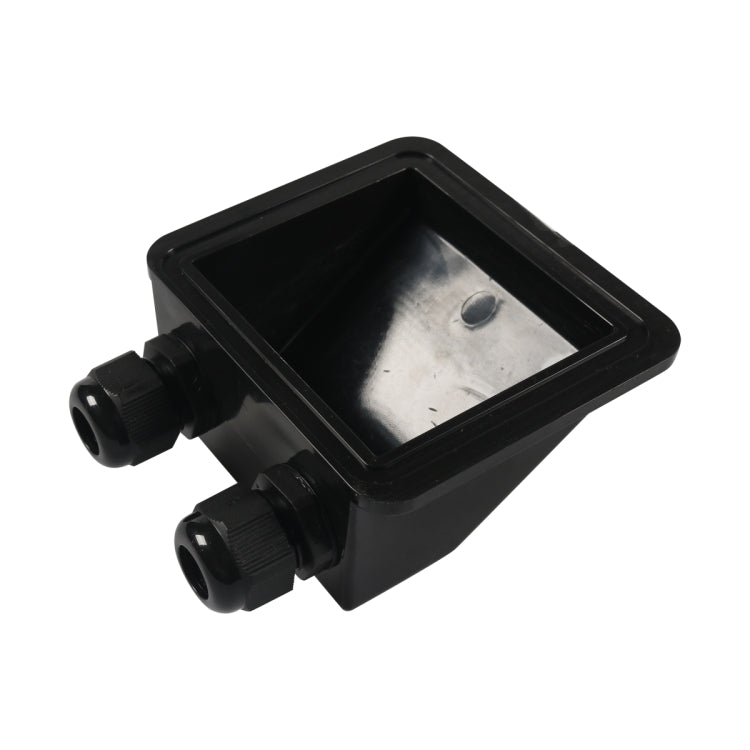 RV Sealed Water-resistant Solar Double Cable Entry Gland Box(Black) - Other Tools by PMC TechLife | Online Shopping South Africa | PMC TechLife | Buy Now Pay Later Mobicred