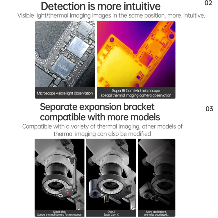 Mega-Idea Super IR Cam Mini Microscope Thermal Imager - Test Tools by PMC Jewellery | Online Shopping South Africa | PMC Jewellery | Buy Now Pay Later Mobicred