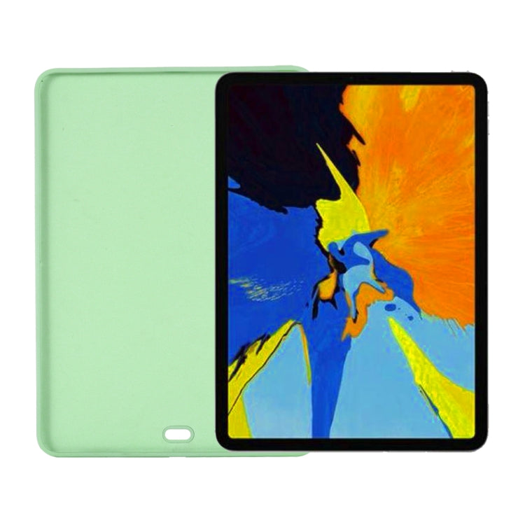 For iPad Air 13 2024 Pure Color Liquid Silicone Shockproof Tablet Case(Green) - iPad Air 13 2024 Cases by PMC Jewellery | Online Shopping South Africa | PMC Jewellery | Buy Now Pay Later Mobicred