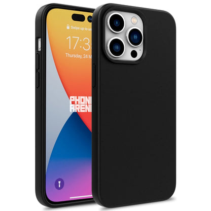 For iPhone 16 Pro Wheat Straw TPU Phone Case(Black) - iPhone 16 Pro Cases by PMC Jewellery | Online Shopping South Africa | PMC Jewellery | Buy Now Pay Later Mobicred