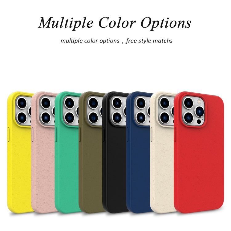 For iPhone 16e Wheat Straw TPU Phone Case(Black) - iPhone 16e Cases by PMC TechLife | Online Shopping South Africa | PMC TechLife | Buy Now Pay Later Mobicred