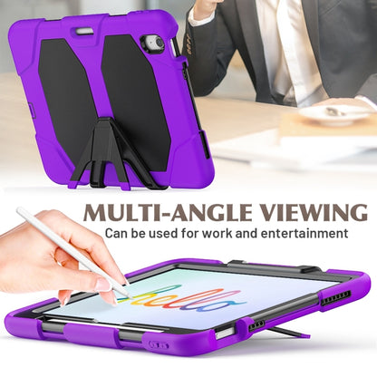 For iPad Air 11 2024 Colorful Silicone Heavy Duty Hybrid PC Tablet Case(Purple) - iPad Air 11 2024 Cases by PMC Jewellery | Online Shopping South Africa | PMC Jewellery | Buy Now Pay Later Mobicred