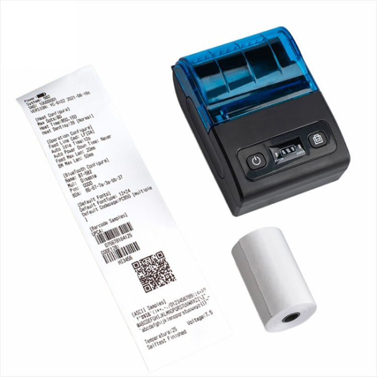 BT-582 58mm Type-C + Bluetooth Portable Thermal Printer(US Plug) - Printer by PMC Jewellery | Online Shopping South Africa | PMC Jewellery | Buy Now Pay Later Mobicred