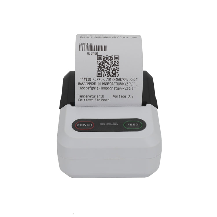 BT-583 58mm USB-C/Type-C + Bluetooth Portable Thermal Printer, Specification:EU Plug(Blue White) - Printer by PMC Jewellery | Online Shopping South Africa | PMC Jewellery | Buy Now Pay Later Mobicred