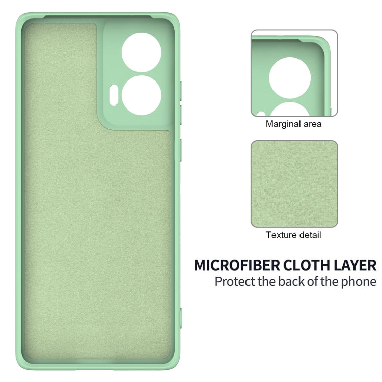 For Motorola Edge 50 Fusion Solid Color Liquid Silicone Dropproof Full Coverage Phone Case(Green) - free shipping - PMC TechLife - Order now!