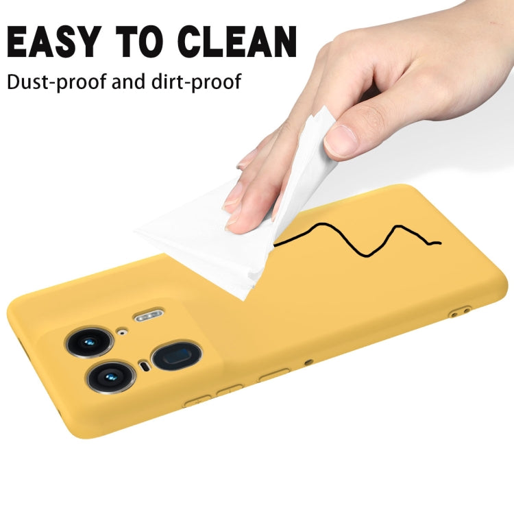 For Motorola Edge 50 Ultra Solid Color Liquid Silicone Dropproof Full Coverage Phone Case(Yellow) - free shipping - PMC TechLife - Order now!