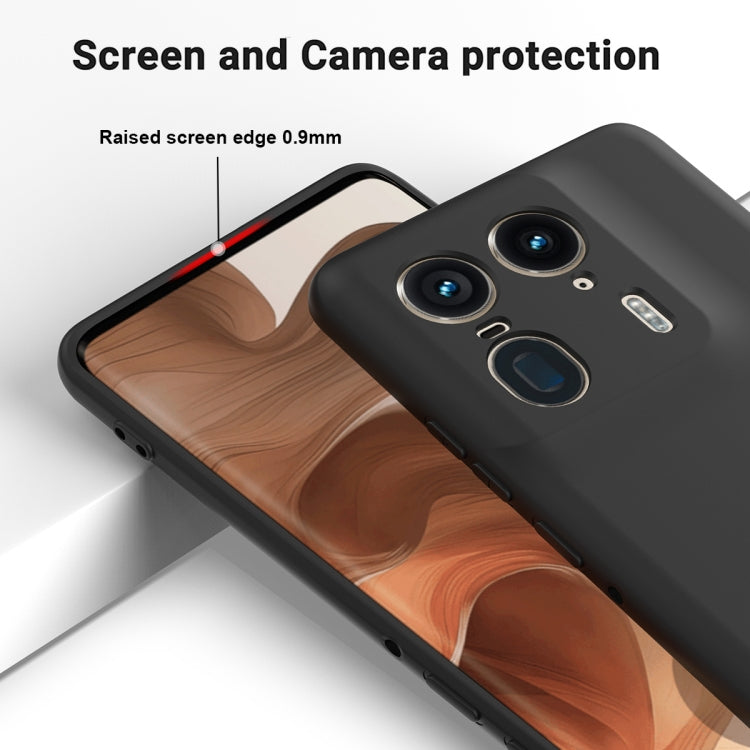 For Motorola Moto X50 Ultra Solid Color Liquid Silicone Dropproof Full Coverage Phone Case(Black) - free shipping - PMC TechLife - Order now!
