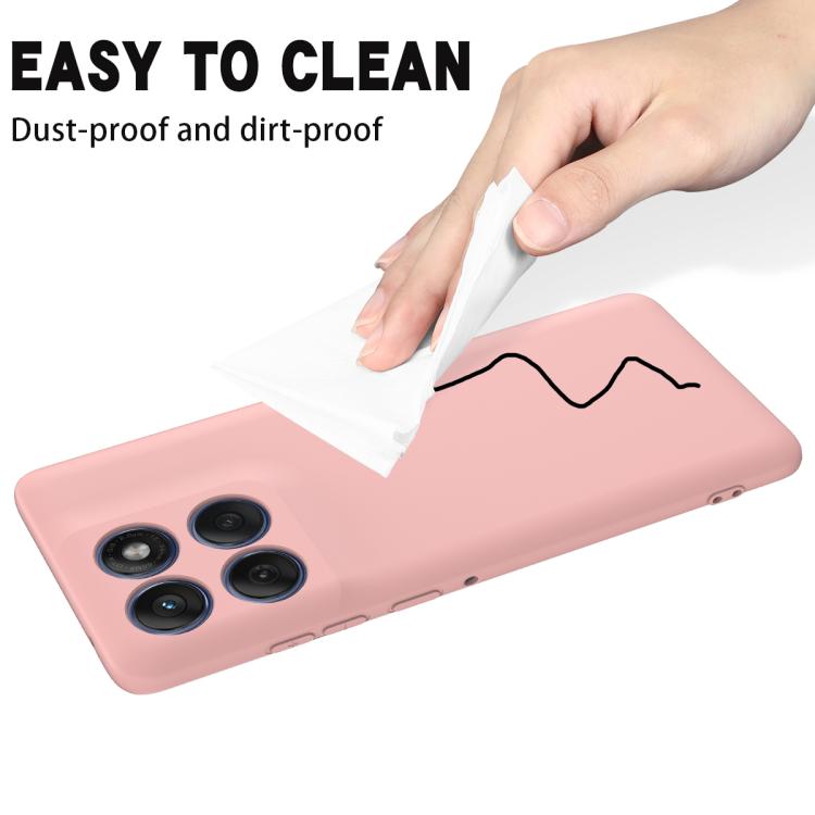 For Motorola Edge 60s Solid Color Liquid Silicone Dropproof Full Coverage Phone Case(Pink) - free shipping - PMC TechLife - Order now!