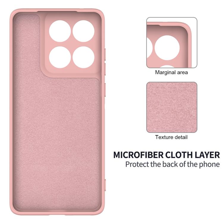 For Motorola Edge 60 Pro Solid Color Liquid Silicone Dropproof Full Coverage Phone Case(Pink) - free shipping - PMC TechLife - Order now!