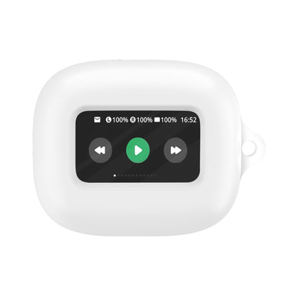 For JBL Live Beam 3 Wireless Bluetooth Earphones Silicone Protective Case(White) - JBL Earphone Case by PMC Jewellery | Online Shopping South Africa | PMC Jewellery | Buy Now Pay Later Mobicred