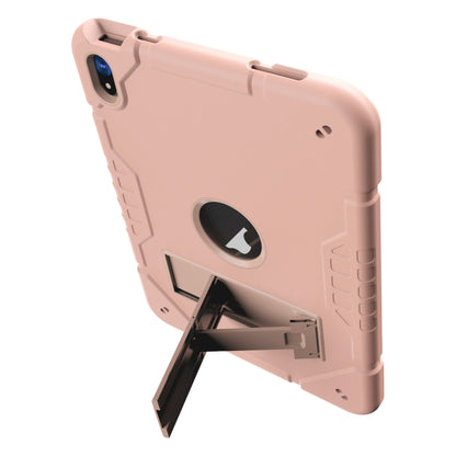 For iPad Air 11 2024 Armor Holder Silicone Hybrid PC Tablet Case(Rose Gold) - iPad Air 11 2024 Cases by PMC Jewellery | Online Shopping South Africa | PMC Jewellery | Buy Now Pay Later Mobicred