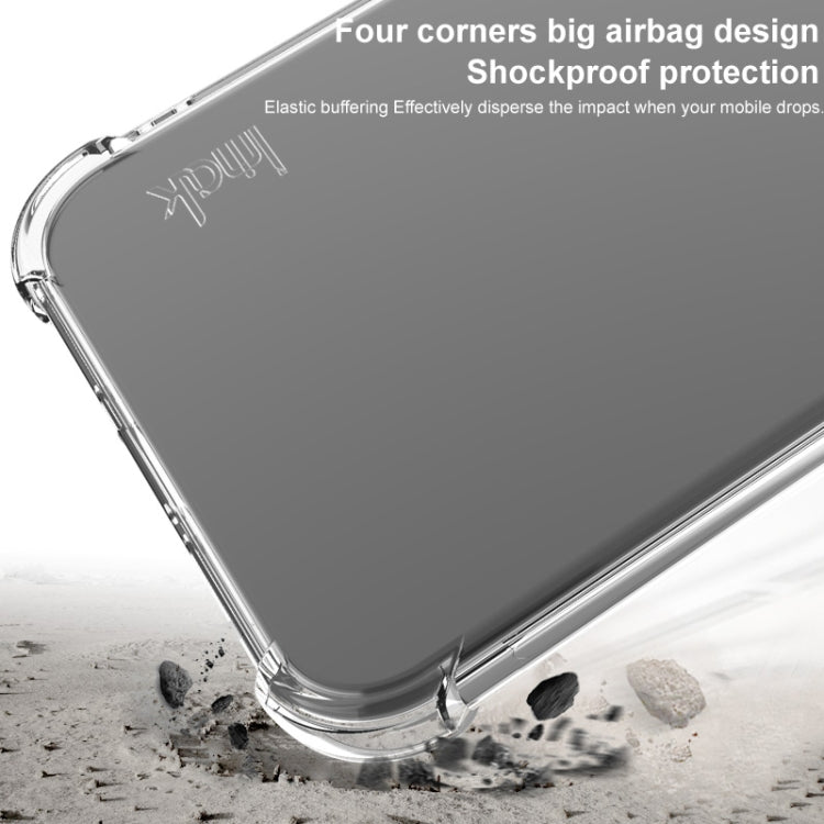 For iPhone 16 imak Shockproof Airbag TPU Phone Case(Transparent Black) - free shipping - PMC TechLife - Order now!