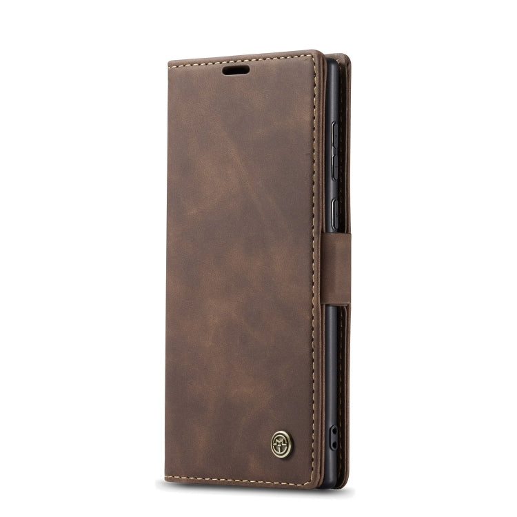 For Samsung Galaxy Note20 Ultra CaseMe Multifunctional Horizontal Flip Leather Case, with Card Slot & Holder & Wallet(Coffee) - Galaxy Phone Cases by CaseMe | Online Shopping South Africa | PMC Jewellery | Buy Now Pay Later Mobicred