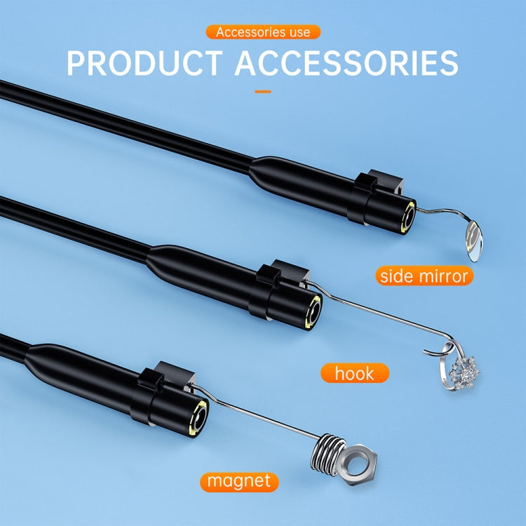 AN112 2 in 1 USB-C / Type-C + 8 Pin Interface 8mm HD Industry Endoscope, Length:5m Soft Tube -  by PMC Jewellery | Online Shopping South Africa | PMC Jewellery | Buy Now Pay Later Mobicred