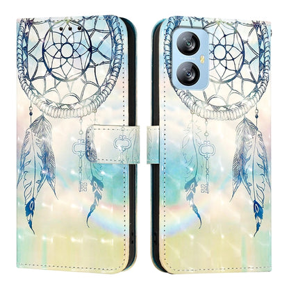 For Blackview A52 3D Painting Horizontal Flip Leather Phone Case(Dream Wind Chimes) - More Brand by PMC Jewellery | Online Shopping South Africa | PMC Jewellery | Buy Now Pay Later Mobicred