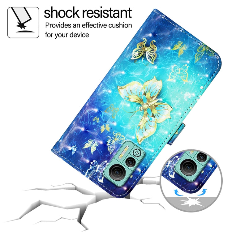 For Ulefone Note 14 3D Painting Horizontal Flip Leather Phone Case(Golden Butterfly) - free shipping - PMC Jewellery - Order now!