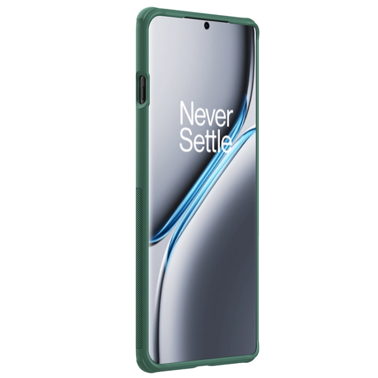 For OnePlus Ace 3 Pro NILLKIN Frosted Shield Pro PC + TPU Phone Case(Green) - OnePlus Cases by NILLKIN | Online Shopping South Africa | PMC Jewellery | Buy Now Pay Later Mobicred