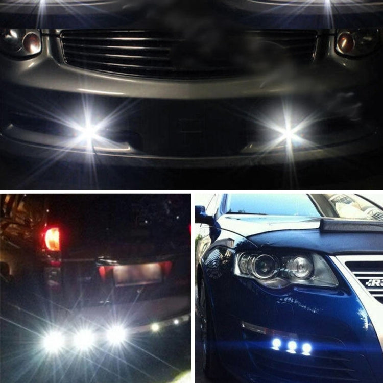 10pcs 23mm 1.5W DC12V Motorcycle Eagle Eye Light Double Lens Strobe Light(White Light) - Eagle Eye Lights by PMC TechLife | Online Shopping South Africa | PMC TechLife | Buy Now Pay Later Mobicred