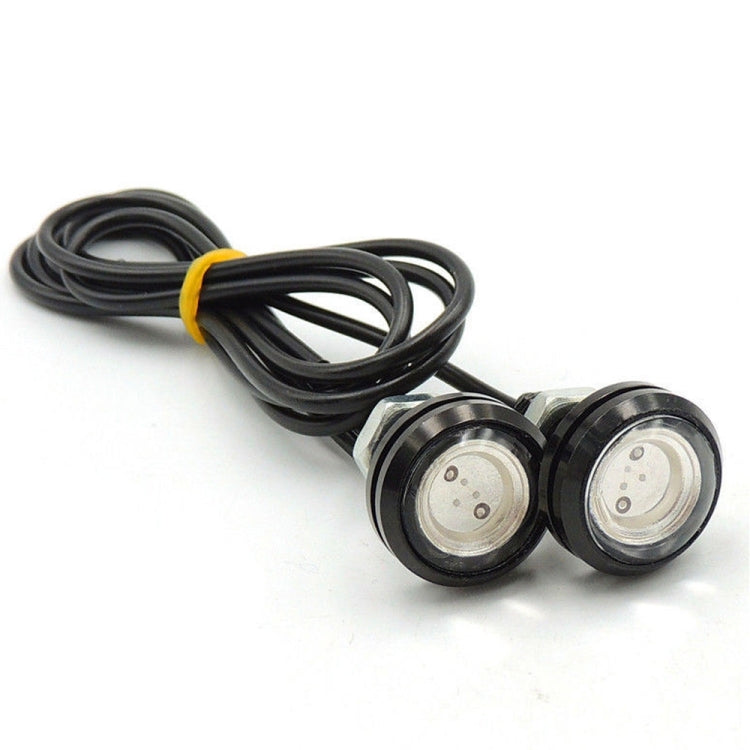 10pcs 23mm 1.5W DC12V Motorcycle Eagle Eye Light Double Lens Strobe Light(Red Light) - Eagle Eye Lights by PMC TechLife | Online Shopping South Africa | PMC TechLife | Buy Now Pay Later Mobicred