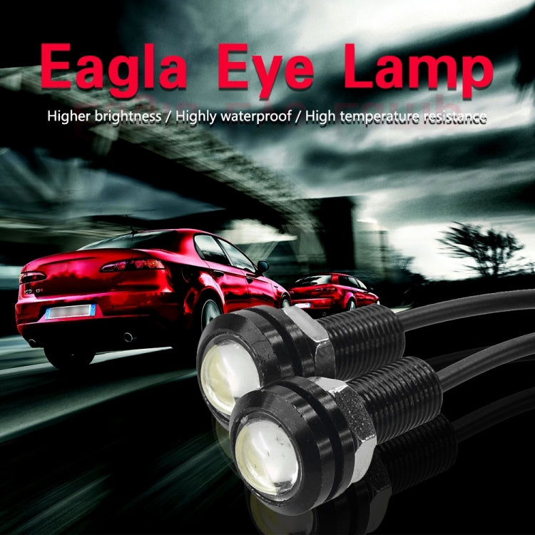 10pcs 23mm 1.5W DC12V Motorcycle Eagle Eye Light Double Lens Strobe Light(Red Light) - Eagle Eye Lights by PMC TechLife | Online Shopping South Africa | PMC TechLife | Buy Now Pay Later Mobicred