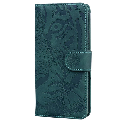 For Redmi K70 / K70 Pro Tiger Embossing Pattern Flip Leather Phone Case(Green) - K70 Cases by PMC Jewellery | Online Shopping South Africa | PMC Jewellery | Buy Now Pay Later Mobicred