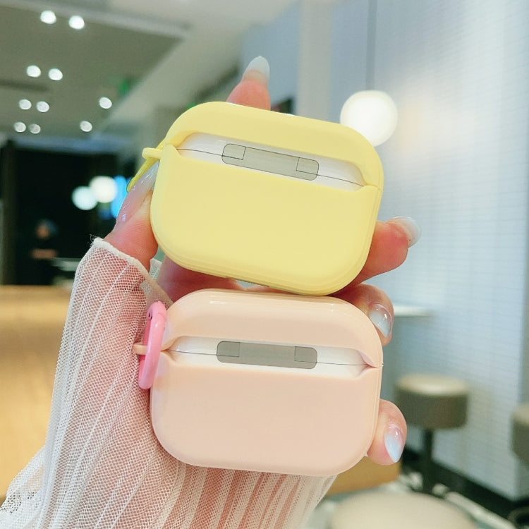 For AirPods 2 / 1 Fresh 3D Emoticon Pattern Skin Feel Earbuds Box PC Case(Pink) - For AirPods 1/2 by PMC Jewellery | Online Shopping South Africa | PMC Jewellery | Buy Now Pay Later Mobicred