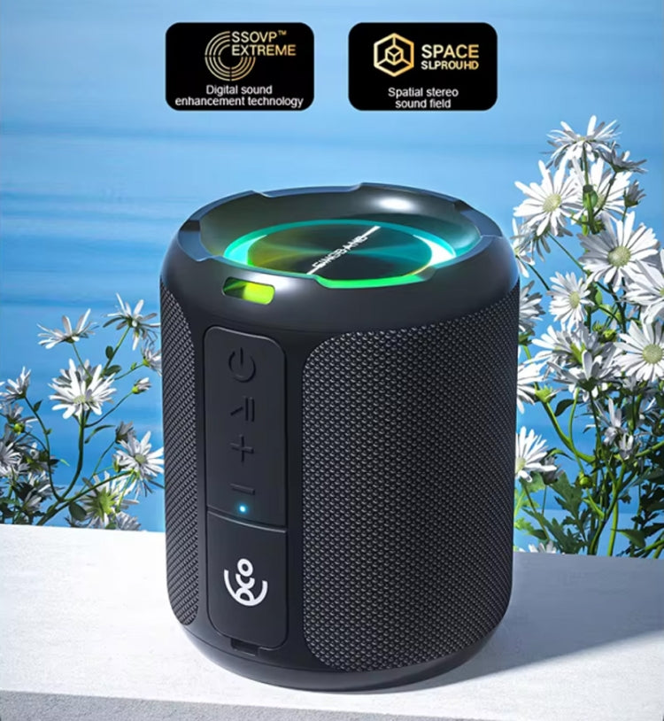 XDOBO Sinoband 3 Kingdoms 40W Bass IPX6 Outdoor Waterproof RGB Bluetooth Speaker(Black) - Waterproof Speaker by XDOBO | Online Shopping South Africa | PMC Jewellery | Buy Now Pay Later Mobicred