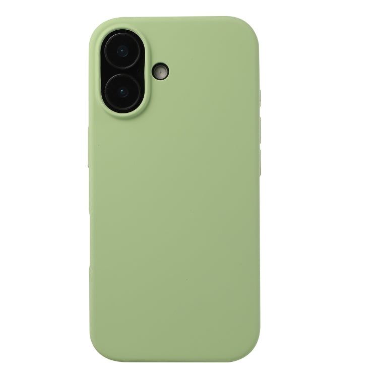 For iPhone 16 Plus Liquid Silicone Phone Case(Matcha Green) - iPhone 16 Plus Cases by PMC Jewellery | Online Shopping South Africa | PMC Jewellery | Buy Now Pay Later Mobicred