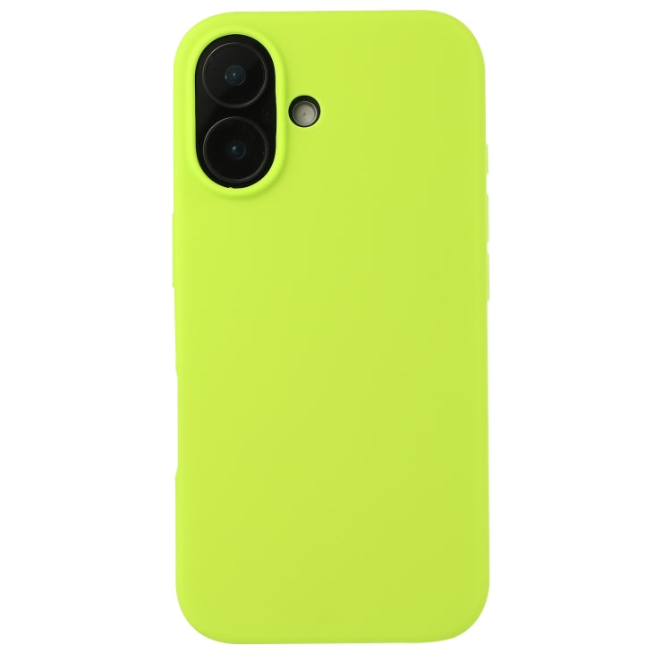 For iPhone 16 Plus Liquid Silicone Phone Case(Brilliant Green) - iPhone 16 Plus Cases by PMC Jewellery | Online Shopping South Africa | PMC Jewellery | Buy Now Pay Later Mobicred