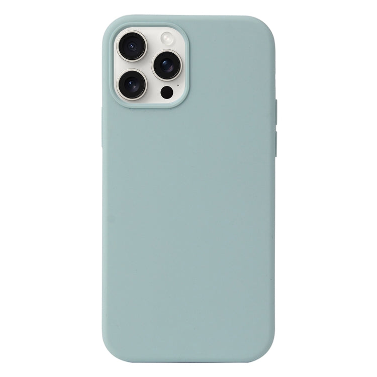 For iPhone 16 Pro Liquid Silicone Phone Case(Emerald Green) - iPhone 16 Pro Cases by PMC Jewellery | Online Shopping South Africa | PMC Jewellery | Buy Now Pay Later Mobicred