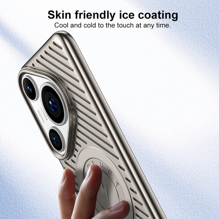 For Huawei Pura 70 Pro / 70 Pro+ Ice Armor Cooling MagSafe Skin Feel Phone Case(Ice Silver) - Huawei Cases by PMC Jewellery | Online Shopping South Africa | PMC Jewellery | Buy Now Pay Later Mobicred