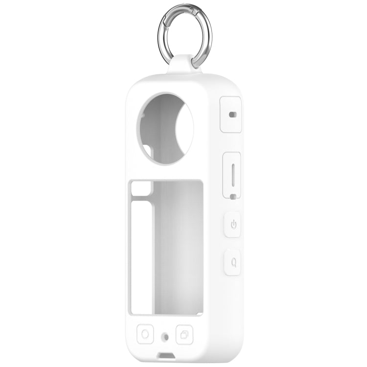 For Insta360 X3 Portable Silicone Protective Case(White) - Case & Bags by PMC Jewellery | Online Shopping South Africa | PMC Jewellery | Buy Now Pay Later Mobicred