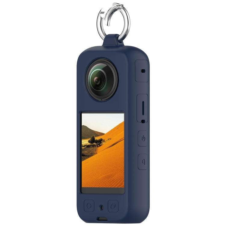 For Insta360 X3 Portable Silicone Protective Case(Midnight Blue) - Case & Bags by PMC Jewellery | Online Shopping South Africa | PMC Jewellery | Buy Now Pay Later Mobicred