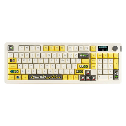 LANGTU L98 Wired RGB Mechanical Gaming Keyboard(Yellow) - Wired Keyboard by LANGTU | Online Shopping South Africa | PMC Jewellery | Buy Now Pay Later Mobicred