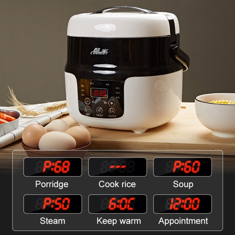 COOLBOX Vehicle Multi-function Mini Rice Cooker Capacity: 2.0L, Version:12-24V General Current-limiting - Rice Cookers by PMC Jewellery | Online Shopping South Africa | PMC Jewellery | Buy Now Pay Later Mobicred