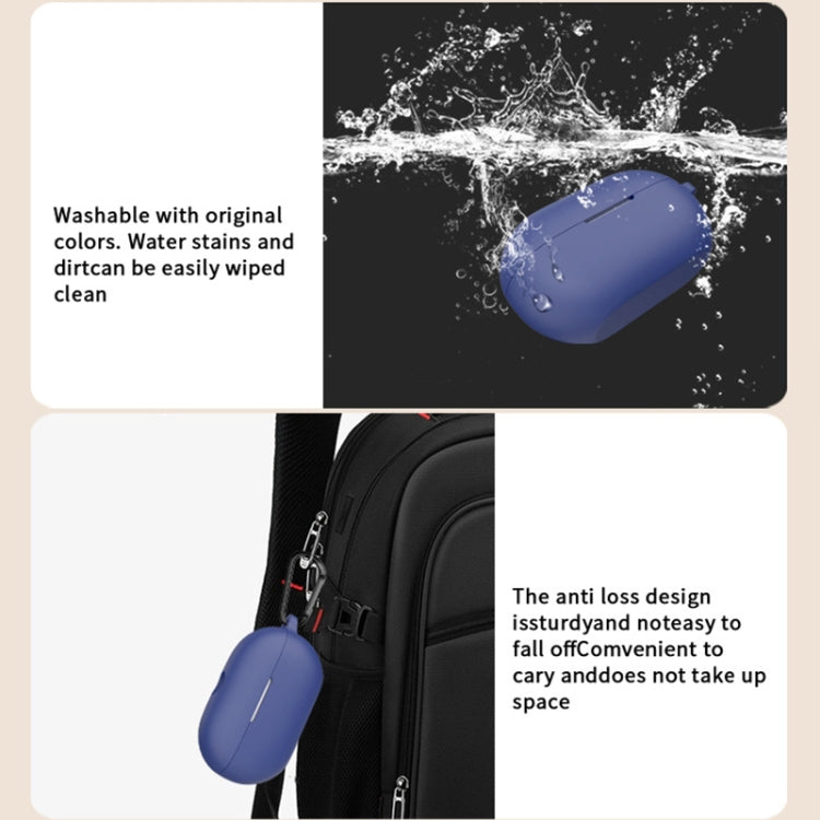 For Beats Solo Buds Wireless Earphones Silicone Protective Case with Hole(Dark Green) - Other Case by PMC Jewellery | Online Shopping South Africa | PMC Jewellery | Buy Now Pay Later Mobicred