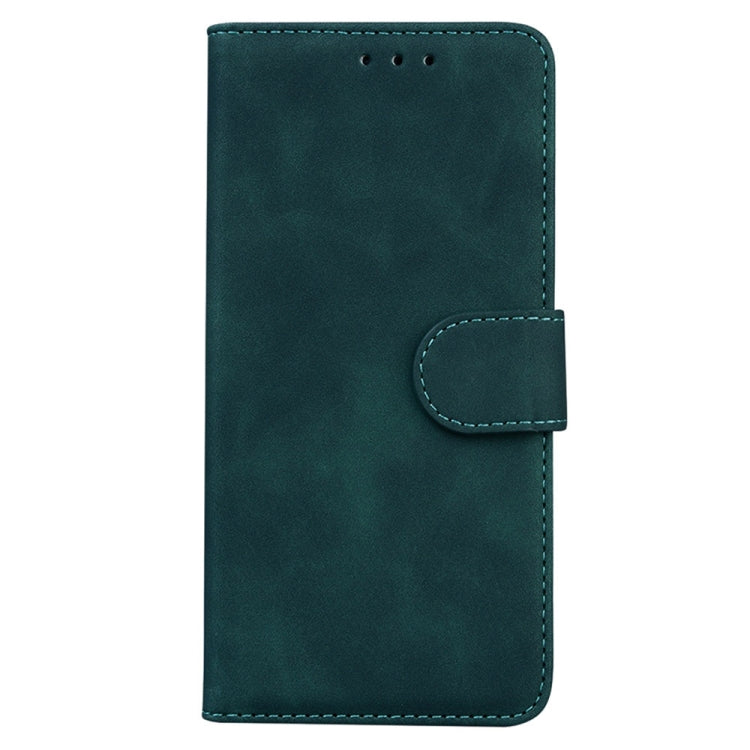 For Samsung Galaxy S25 5G Skin Feel Pure Color Flip Leather Phone Case(Green) - Galaxy S25 5G Cases by PMC Jewellery | Online Shopping South Africa | PMC Jewellery | Buy Now Pay Later Mobicred