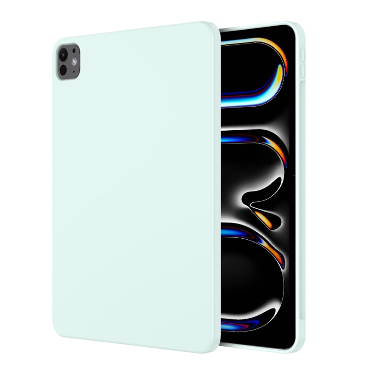 For iPad Pro 11 2024 Mutural Silicone Microfiber Tablet Case(Sky Blue) - free shipping - PMc TechLife - Order now!
