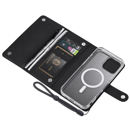 For iPhone 15 Pro ViLi GHB-C Series RFID MagSafe Magnetic Flip Leather Phone Case(Black) - iPhone 15 Pro Cases by ViLi | Online Shopping South Africa | PMC Jewellery | Buy Now Pay Later Mobicred