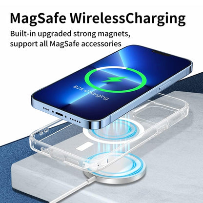 For iPhone 16 ViLi MAG-C Series MagSafe Magnetic PC + TPU Phone Case(Transparent) - iPhone 16 Cases by ViLi | Online Shopping South Africa | PMC Jewellery | Buy Now Pay Later Mobicred