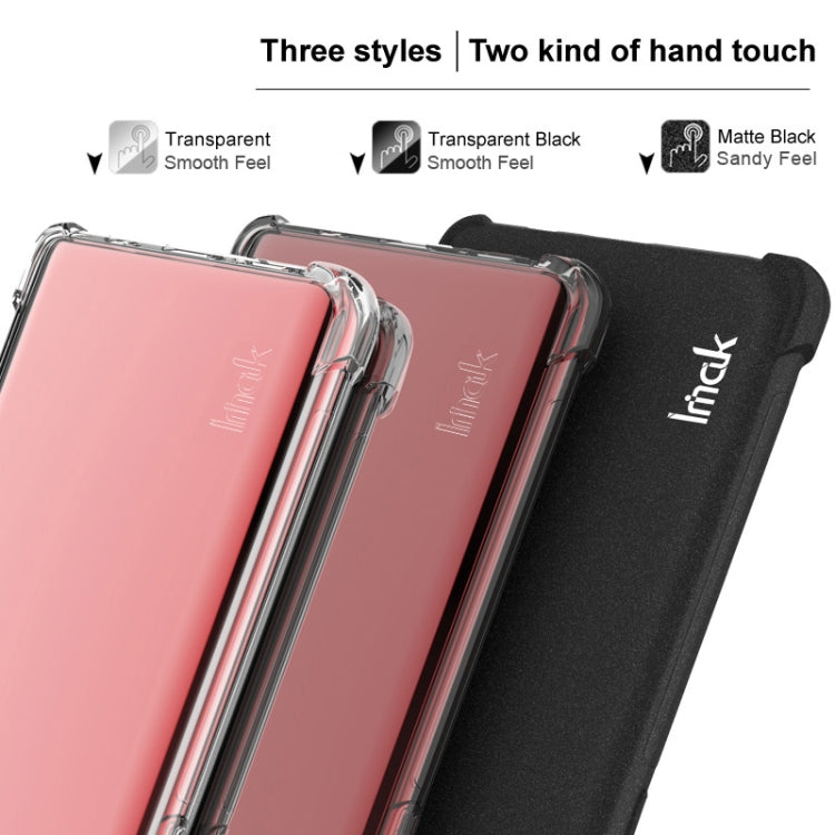 For Google Pixel 9 / Pixel 9 Pro imak Shockproof Airbag TPU Phone Case(Matte Black) - Google Cases by imak | Online Shopping South Africa | PMC TechLife | Buy Now Pay Later Mobicred