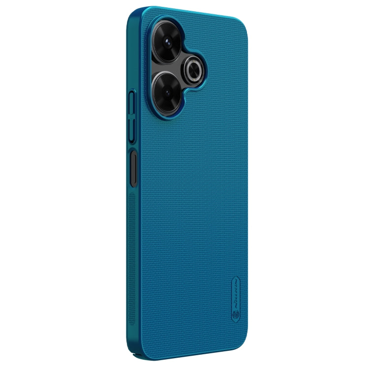 For Xiaomi Poco M6 4G NILLKIN Frosted PC Phone Case(Blue) - free shipping - PMC Jewellery - Order now!
