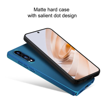 For OnePlus Nord CE4 Lite / OPPO K12x NILLKIN Frosted PC Phone Case(Blue) - OnePlus Cases by NILLKIN | Online Shopping South Africa | PMC Jewellery | Buy Now Pay Later Mobicred