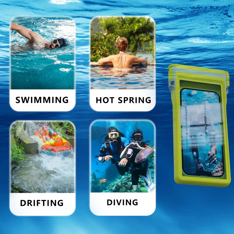 RedPepper 15m Depth Waterproof Phone Diving Pouch with Suction Cup(Yellow) - Waterproof Bag by RedPepper | Online Shopping South Africa | PMC Jewellery | Buy Now Pay Later Mobicred