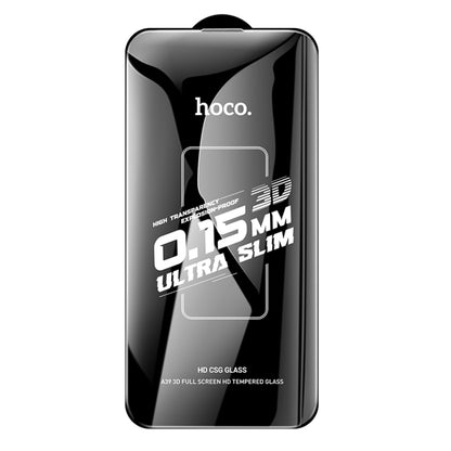 For iPhone 16 Pro Max hoco A39 0.15mm Etched 3D HD Tempered Film - iPhone 16 Pro Max Tempered Glass by hoco | Online Shopping South Africa | PMC Jewellery | Buy Now Pay Later Mobicred