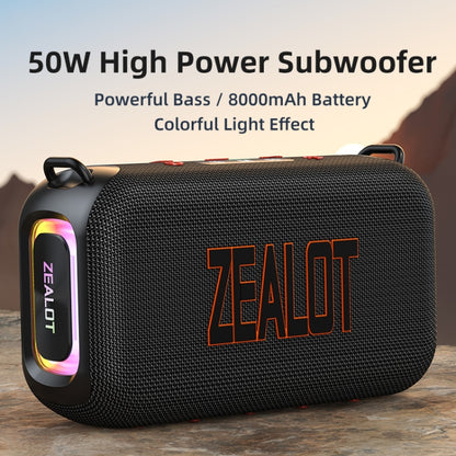 Zealot S85 50W Outdoor Waterproof Portable Bluetooth Speaker(Camouflage) - Waterproof Speaker by ZEALOT | Online Shopping South Africa | PMC Jewellery | Buy Now Pay Later Mobicred