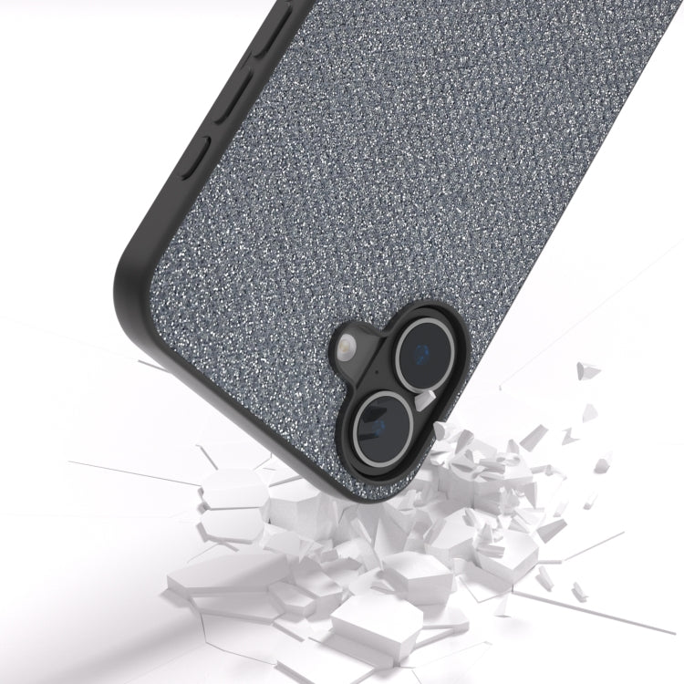 For iPhone 16 Plus Diamond Black Frame Phone Case(Jewel Black) - iPhone 16 Plus Cases by PMC TechLife | Online Shopping South Africa | PMC TechLife | Buy Now Pay Later Mobicred
