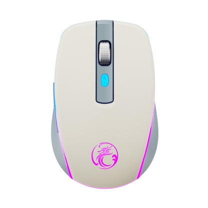 iMICE G903 Bluetooth Dual Mode 6-key Silent Wireless Gaming Mouse(Beige) - Wireless Mice by iMICE | Online Shopping South Africa | PMC Jewellery | Buy Now Pay Later Mobicred