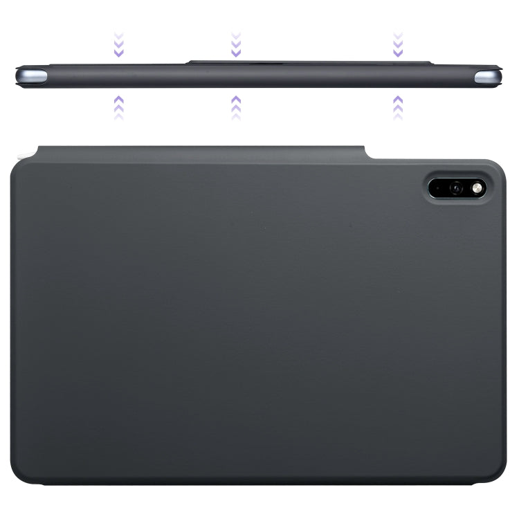 For Huawei MatePad 11 2021 Fixed Buckle Magnetic Deformation Leather Tablet Case(Black) - Huawei by PMC TechLife | Online Shopping South Africa | PMC TechLife | Buy Now Pay Later Mobicred