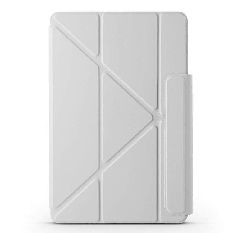 For Huawei MatePad Pro 13.2 2023 Fixed Buckle Magnetic Deformation Leather Tablet Case(Grey) - Huawei by PMC TechLife | Online Shopping South Africa | PMC TechLife | Buy Now Pay Later Mobicred
